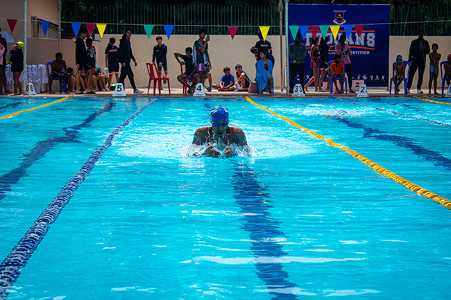 swimming