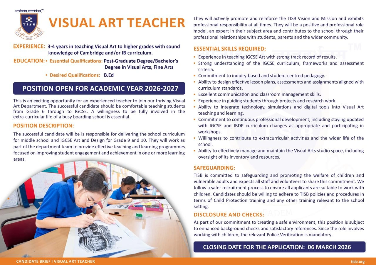 Visual Art Teacher