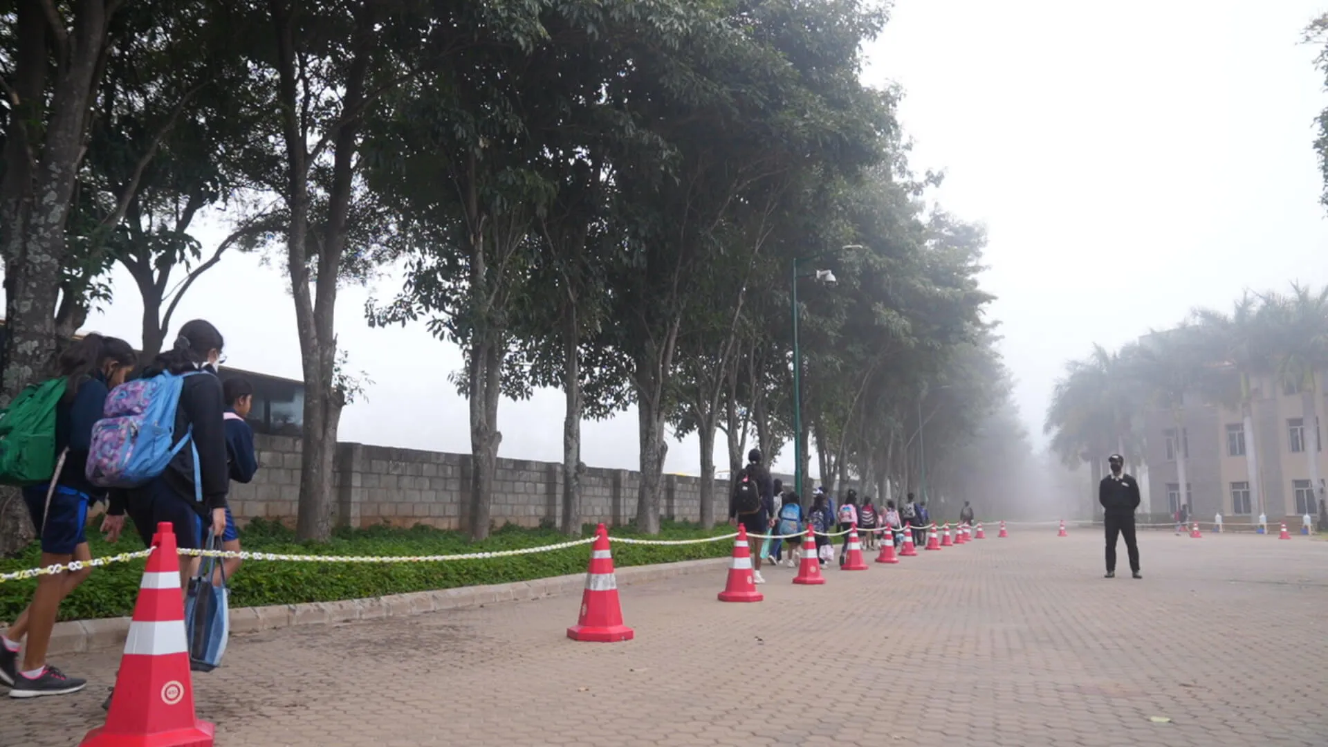 header out side the classroom trip